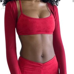 Frankie’s Bikinis Arm Sweater